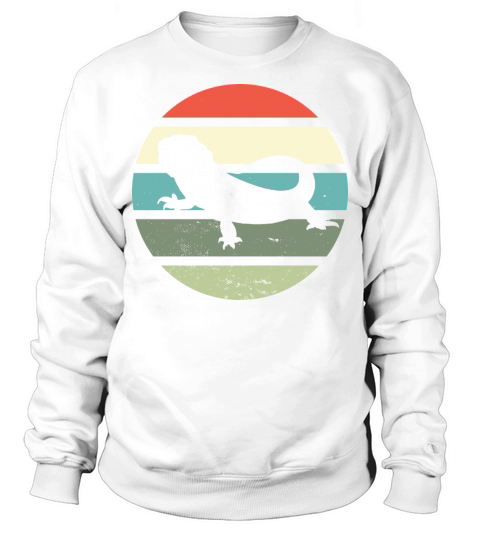 Vintage Retro Bearded Dragon Sweatshirt Unisex