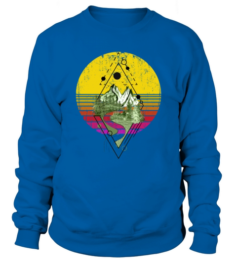Vintage road wild mountain Sweatshirt Unisex