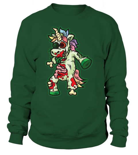 Zombie Unicorn Sweatshirt Unisex