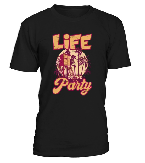 Life Of The Party Swim Swimming Pool Guard T-Shirt Unisex