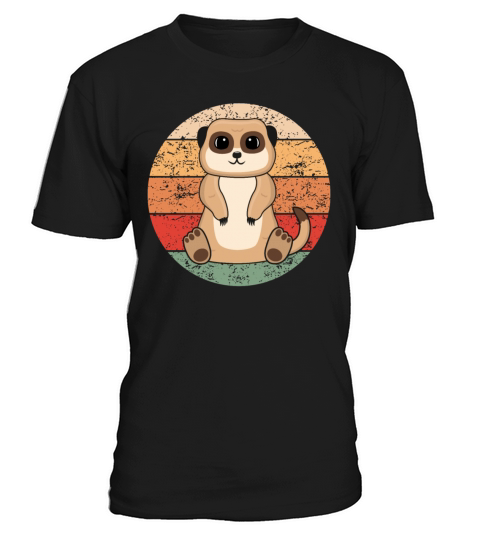 Meerkat Lovers Retro Gift Funny Animals T-Shirt Unisex