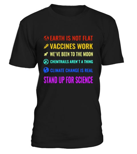 Official LGBT Earth is not flat vaccines work we ‘ve been to the moon T-Shirt Unisex