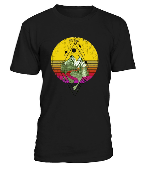 Vintage road wild mountain T-Shirt Unisex