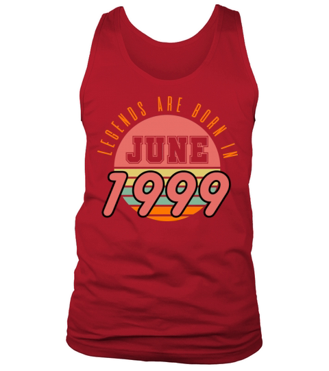 1999 vintage born in June gift Tank Top Unisex