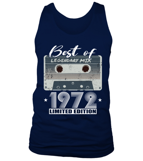 50th birthday vintage 1972 best of 1972 Tank Top Unisex