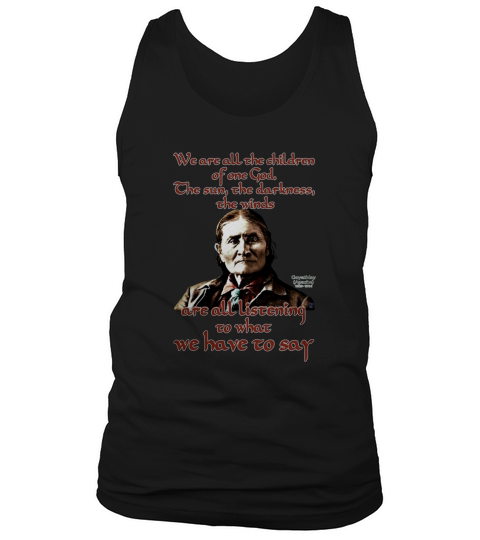 A quote by Geronimo  Apache Tank Top Unisex