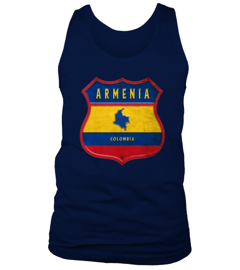 Armenia Columbia coat of arms design Tank Top Unisex