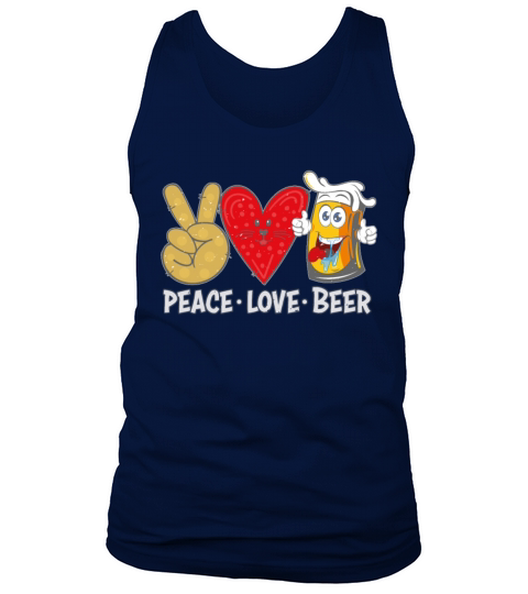 Beer Meme For Festival Concert Peace Love Beer Tank Top Unisex