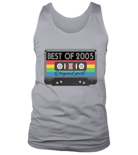 Best Of 2005 Vintage Cassette Retro Birthday Tank Top Unisex