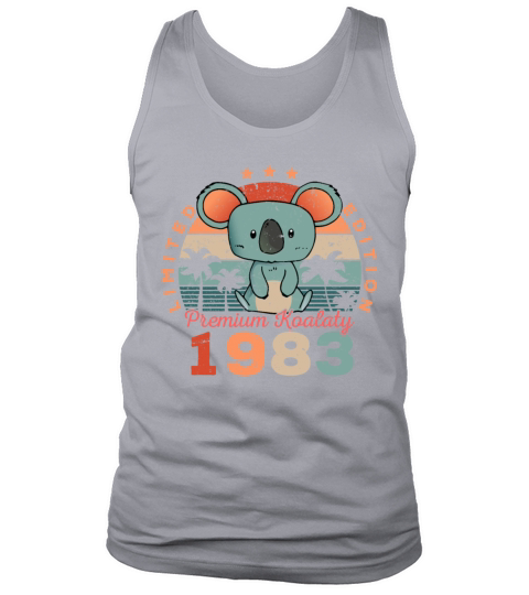 Birth Year 1983 Birthday Gift Koala Bear Koalas Tank Top Unisex
