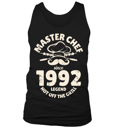 Born In 1992 BBQ Funny Grilling 30th Birthday Tank Top Unisex