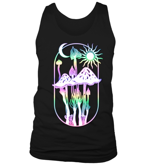 Goblincore Dark Academia Aesthetic Mushroom Tank Top Unisex