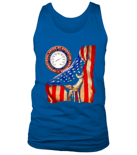 International Union of Operating Engineers American flag shirt Tank Top Unisex