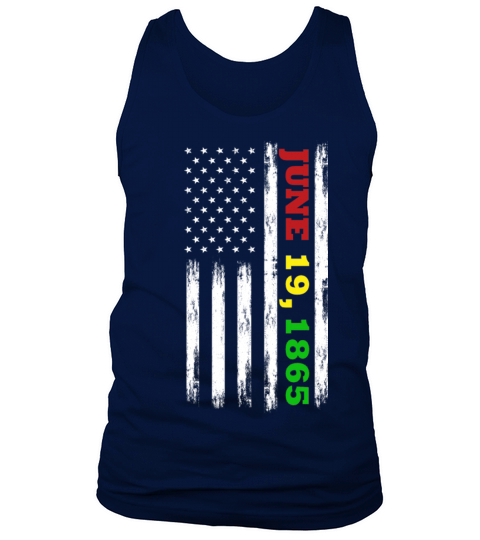 Juneteenth Flag June 19 1865 Black history Tank Top Unisex