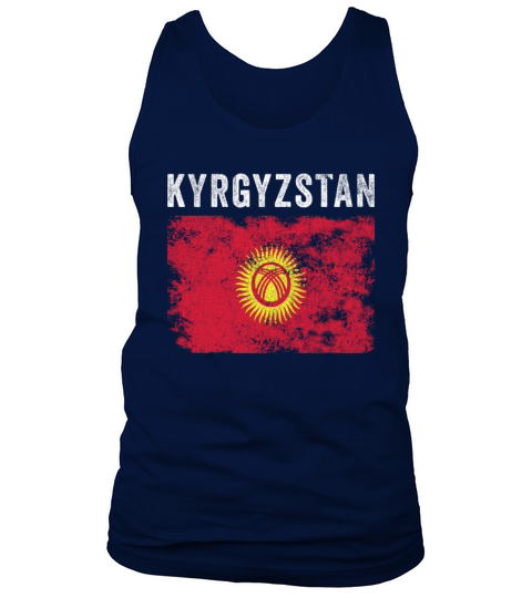 Kyrgyzstan Flag Vintage Kyrgyzstani Flag Tank Top Unisex