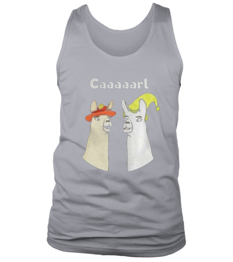 LLAMAS WITH HATS  CAAAARL Tank Top Unisex