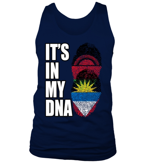 Malawian And Antiguan Mix Heritage DNA Flag Tank Top Unisex