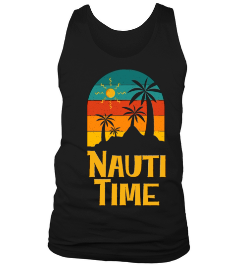 Nauti Time Summer Trip Vacation Tropical Beach Tank Top Unisex