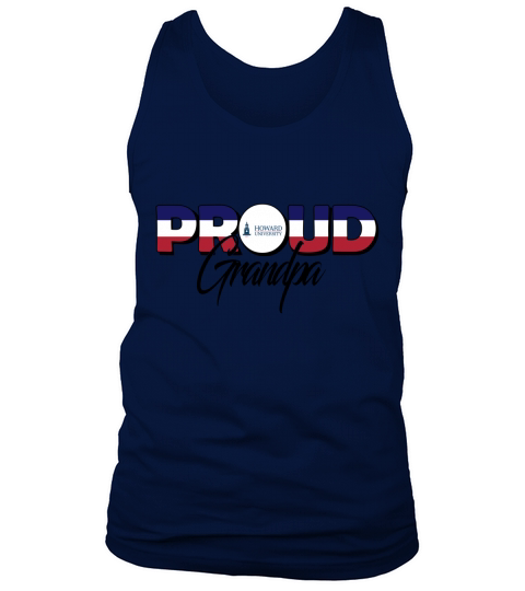 Proud Grandpa Howard University Best Family Gifts Tank Top Unisex