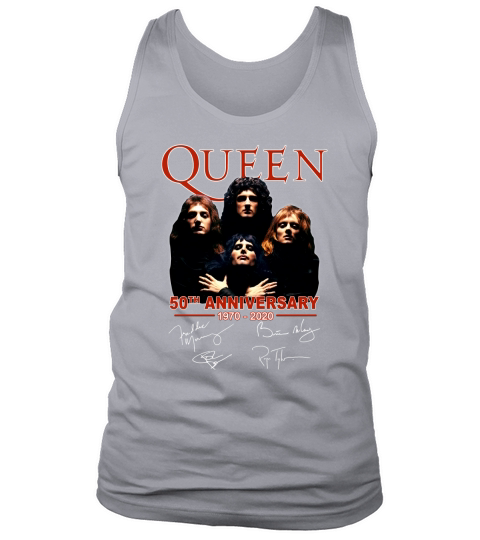 Queen 50th Anniversary 1970 2020 shirt Tank Top Unisex