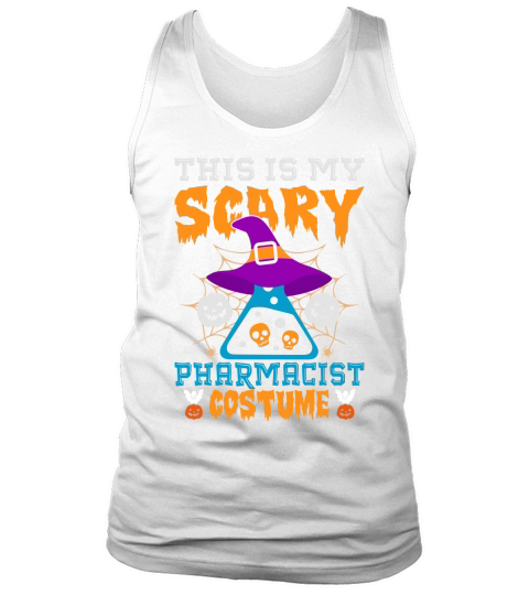This Is My Scary Pharmacist Halloween Costume Tank Top Unisex