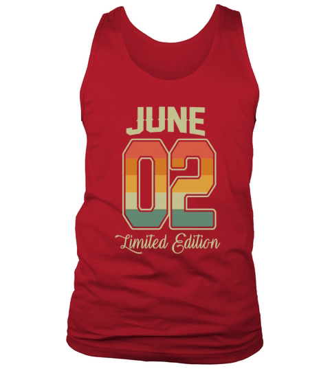 Vintage 20th Birthday June 2002 Sports Gift Tank Top Unisex