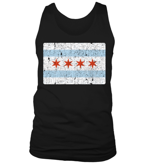 Vintage Chicago Flag Souvenir Tank Top Unisex