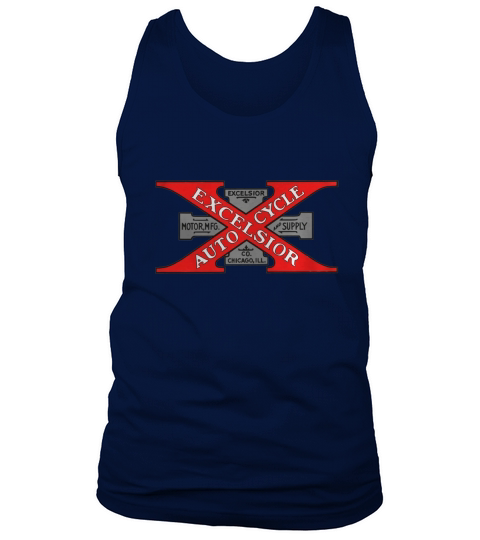 Vintage Excelsior Motorcycle Logo Tank Top Unisex