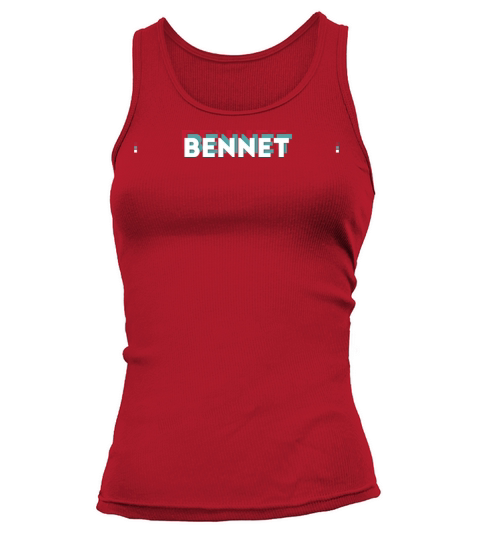 Bennet Name - Funny Name Bennet 80s theme Tank top Woman