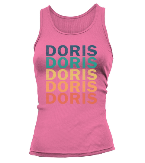 Doris Name T Shirt - Doris Vintage Retro Name Gift Tank top Woman