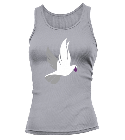 Dove Shedding a Purple Tear T Shirt Tank top Woman