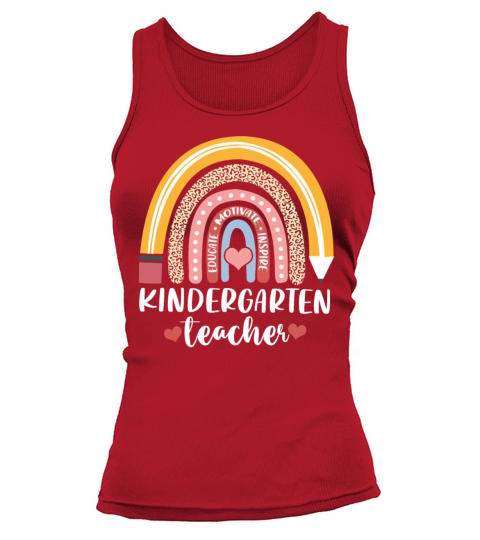 Educate Motivate Inspire Kindergarten Teacher Tank top Woman