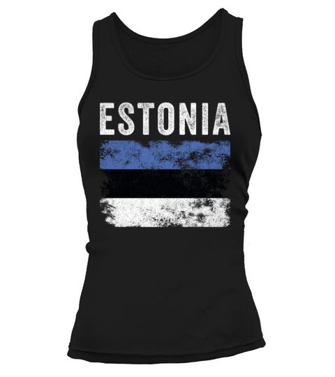 Estonia Flag Distressed - Estonian Flag Tank top Woman