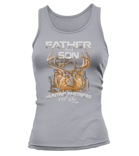 Father And Son Hunting Partners For Life by prayforparis2015----PGJSMTG Tank top Woman