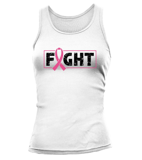 Fight Pink Ribbon - Breast Cancer Awareness Tank top Woman