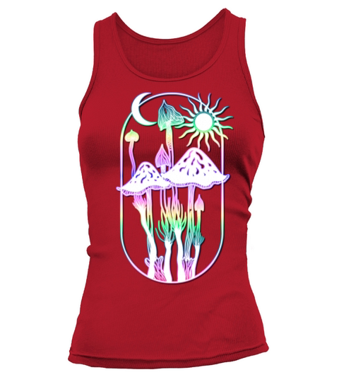 Goblincore Dark Academia Aesthetic Mushroom Tank top Woman