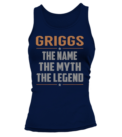 GRIGGS The Name The Myth The Legend Name Shirts Tank top Woman