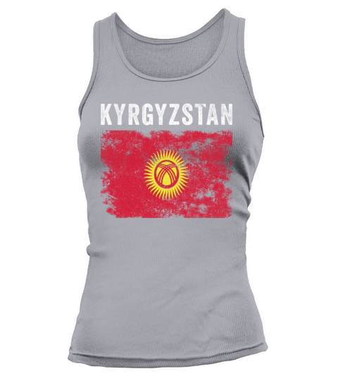Kyrgyzstan Flag Vintage Kyrgyzstani Flag Tank top Woman