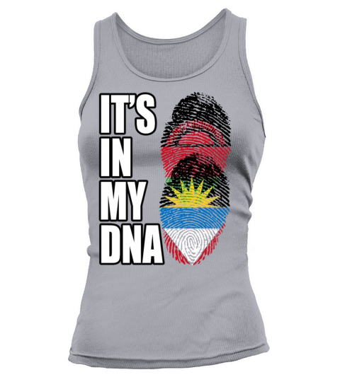 Malawian And Antiguan Mix Heritage DNA Flag Tank top Woman