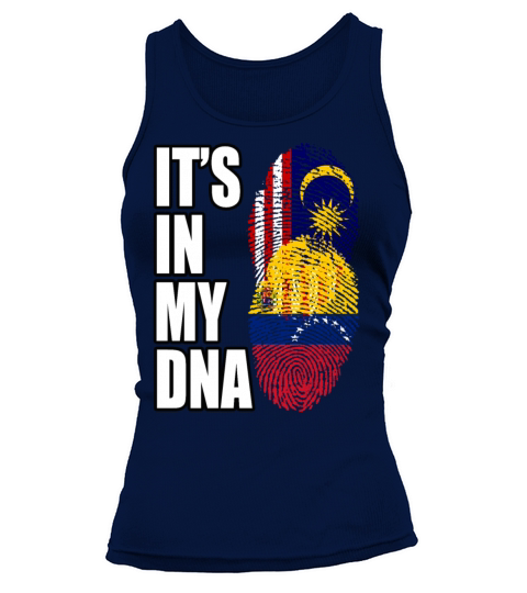 Malaysian And Venezuelan Mix Heritage DNA Flag Tank top Woman