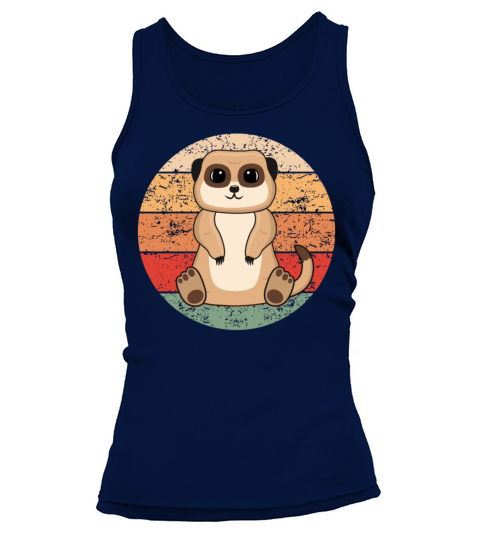 Meerkat Lovers Retro Gift Funny Animals Tank top Woman