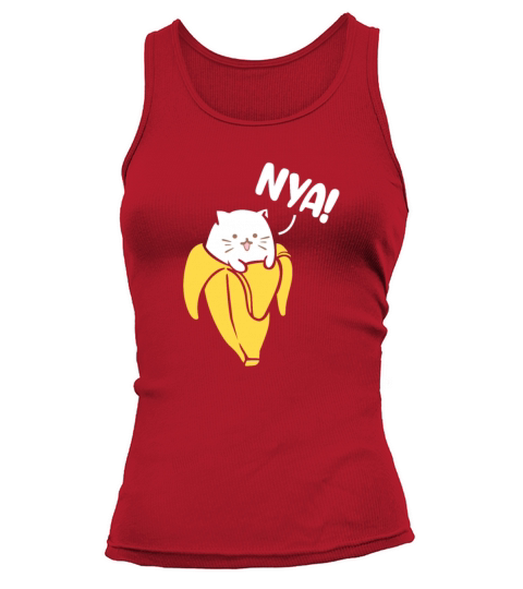 Nya Cat Banana Vintage Tank top Woman