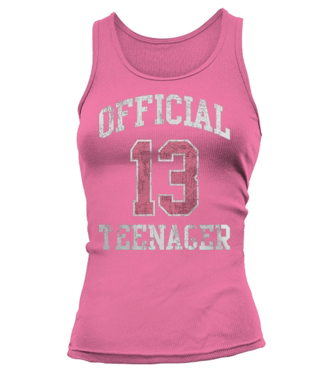 Official Teenager TShirt 13th Birthday Girls Gift Tank top Woman