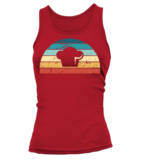 Retro Cooking Sunset Vintage cook Sunrise Tank top Woman