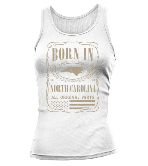Vintage America US States Born North Carolina Tank top Woman