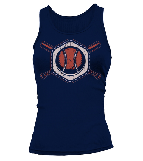Vintage Baseball Theme Sports Baseball Lover Tank top Woman