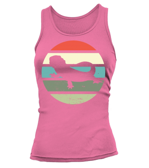 Vintage Retro Bearded Dragon Tank top Woman