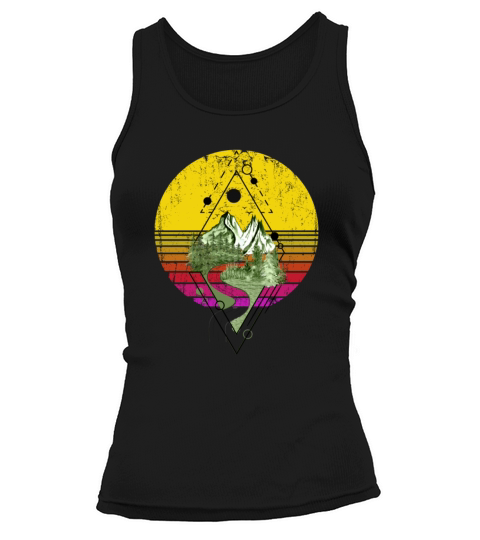 Vintage road wild mountain Tank top Woman