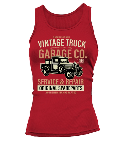 Vintage Truck T-Shirt Tank top Woman
