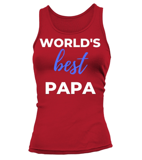 Worlds Best Papa Tank top Woman